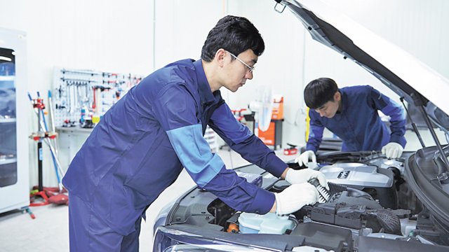 장거리 운전 고객 대상으로 소모품 교체 등 정비 서비스