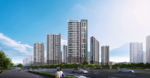 제일풍경채 아파트 투시도