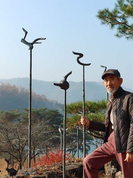 “코로나 종식 기원을 솟대에 담아 하늘로 보냅시다”
