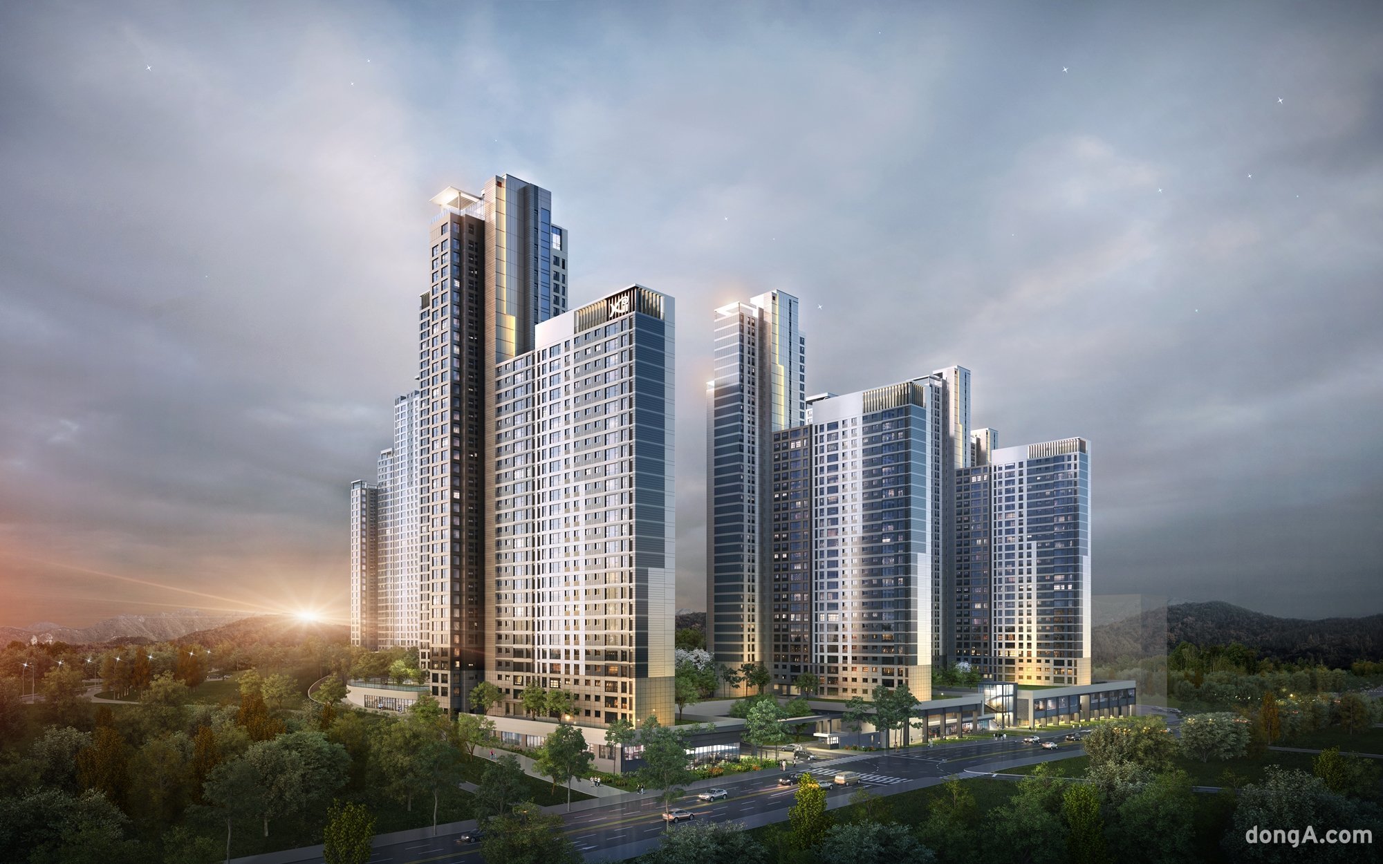 그랜드 아파트 투시도