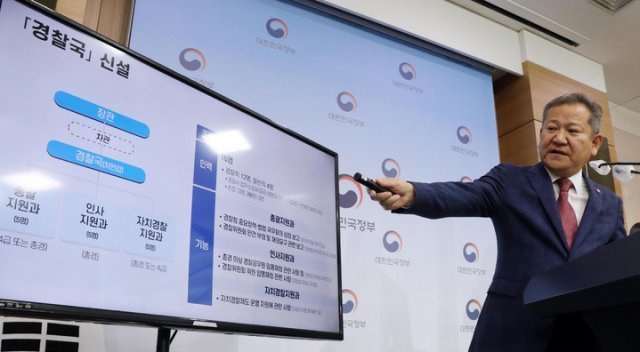 행안부 내 ‘경찰국’ 내달 2일 출범…지휘 규칙도 제정