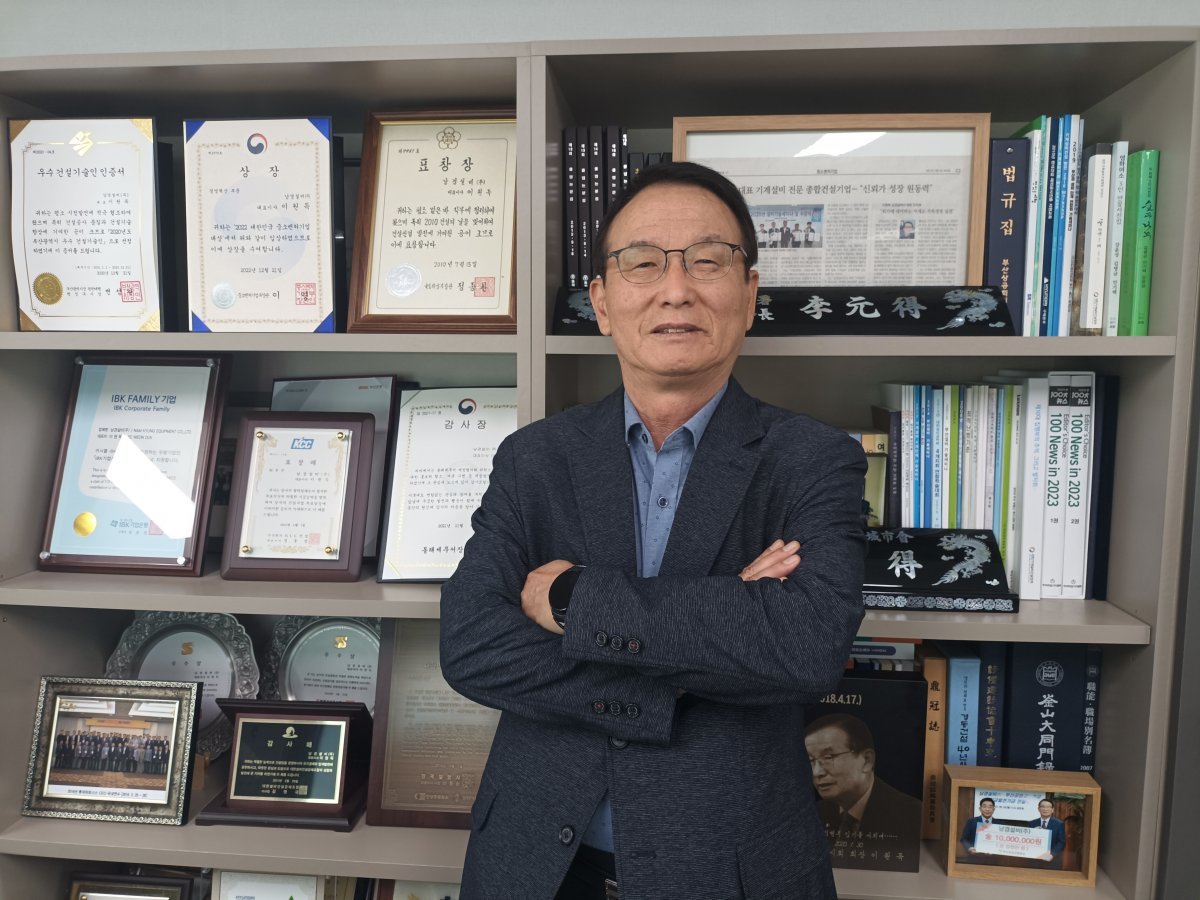 ‘신뢰-기술력’ 정도 경영 실천, 기계설비 산업 혁신기업으로 성장
