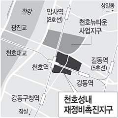 천호사거리 200m빌딩 들어서