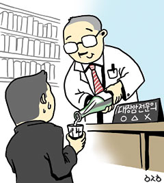 하루 소주 3잔이 노인 대장암 줄인다