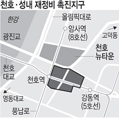 천호·성내 재정비지구 894가구 건립