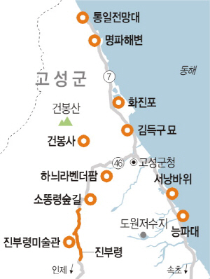 강원 고성 여행정보