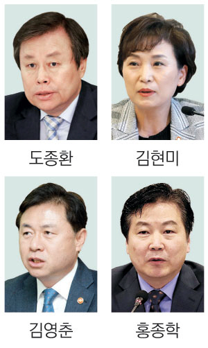 <文정부 첫 개각>장관 6명에 당정청 요직마다 포진…‘더미래’ 최전성시대