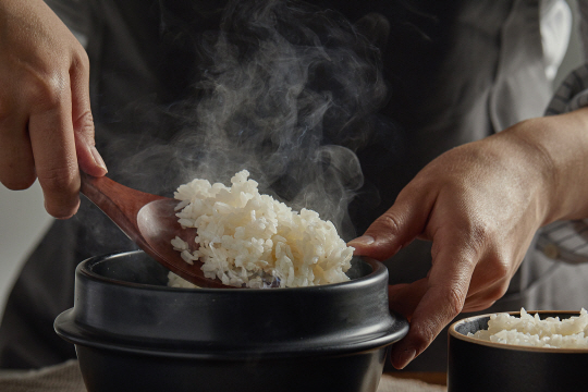 김치 올려 한술… 김에 싸 또 한술… ‘갓 지은 밥’의 힘