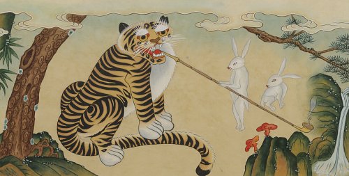 호랑이 담배피던 시절, 이묘봉인도(二卯奉寅圖) 이야기