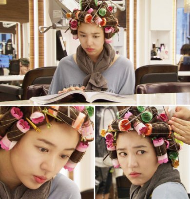윤은혜, 파마 귀요미 색다른 매력 눈길