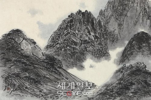진경산수를 고집하는 그의 사유는?