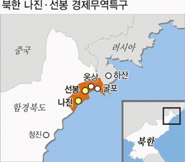 북한 남한 기업 나진·하산 물류사업 참여 환영