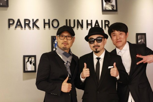 [포토]박호준헤어 가수 박상민-박호준-차민준, 젠틀한 차림