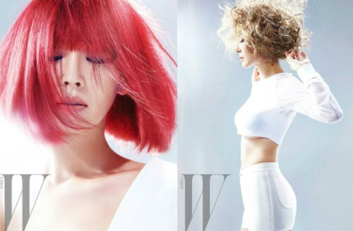 우리결혼했어요김소연, 빨간머리로 파격변신! 얇은 상의 위로 드러난 밑가슴 라인 매혹적이야
