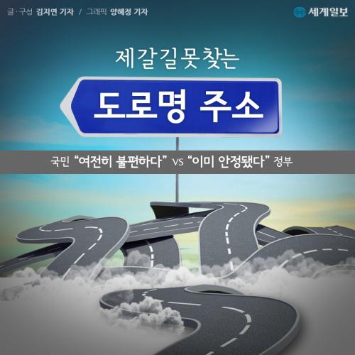 [카드뉴스] 제 갈 길 못 찾는 도로명 주소