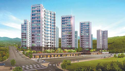 가천 아파트 조감도