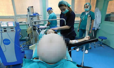 배가 빵빵해… 복부 30kg 종양 제거 수술 받은 여성