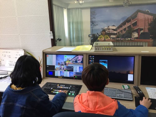 대구 시지초등학교, 학생들이 만드는 아침방송 인기