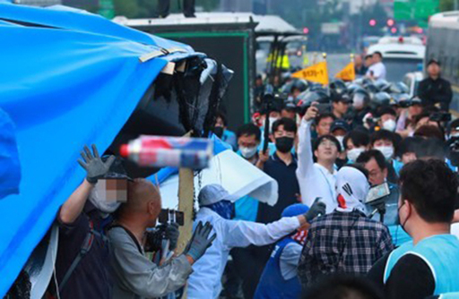 공화당 우리가 옳았다 서울시 법원, 불법성 인정했다 반발…천막 금지 가처분 각하