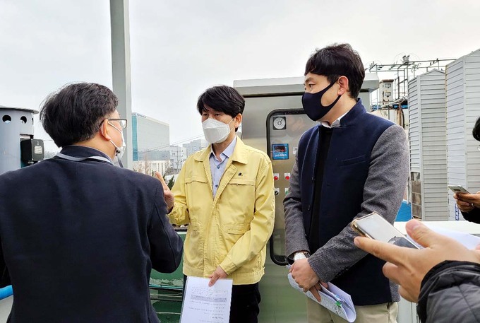 [포토] 수도권대기환경청장, 미세먼지 비상저감조치 발령에 따른 현장 점검