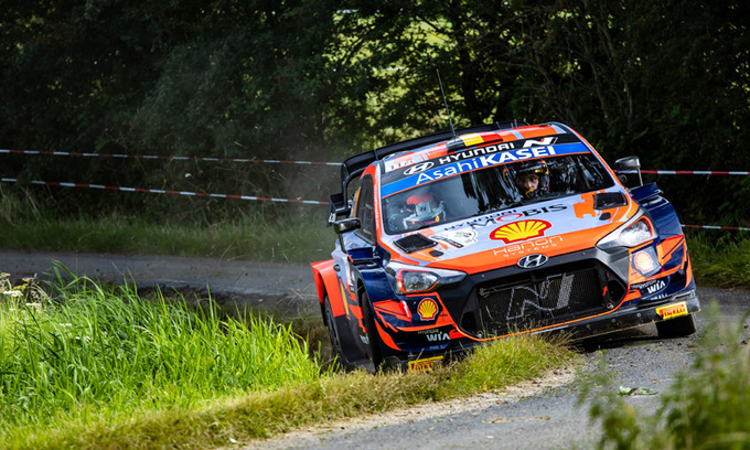 현대차, WRC 벨기에 랠리 1·2위 석권