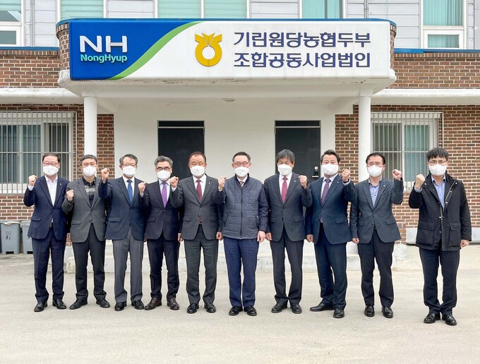 농협경제지주 우성태 농업경제대표이사, 취임 첫 행보로 도농상생 식품가공사업 현장 찾아