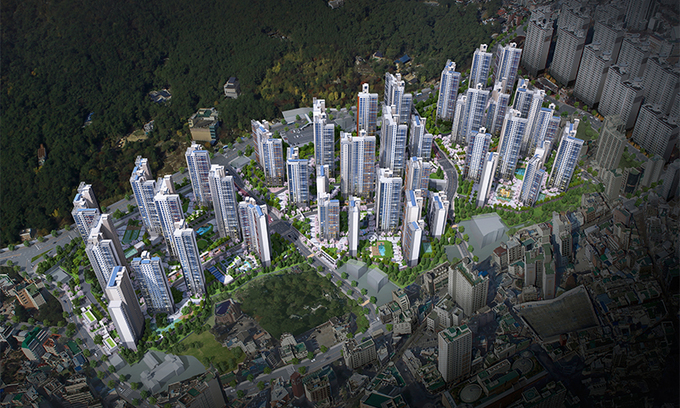 서동 아파트 투시도