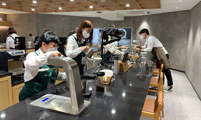 스타벅스 바리스타 교육