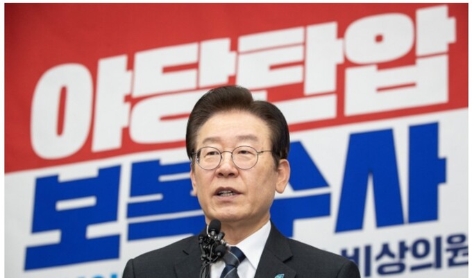 “불법 자금 1원도 쓴 일 없다”는 이재명… 정권 겨냥해 “칼로 흥한 사람 칼로 망한다”