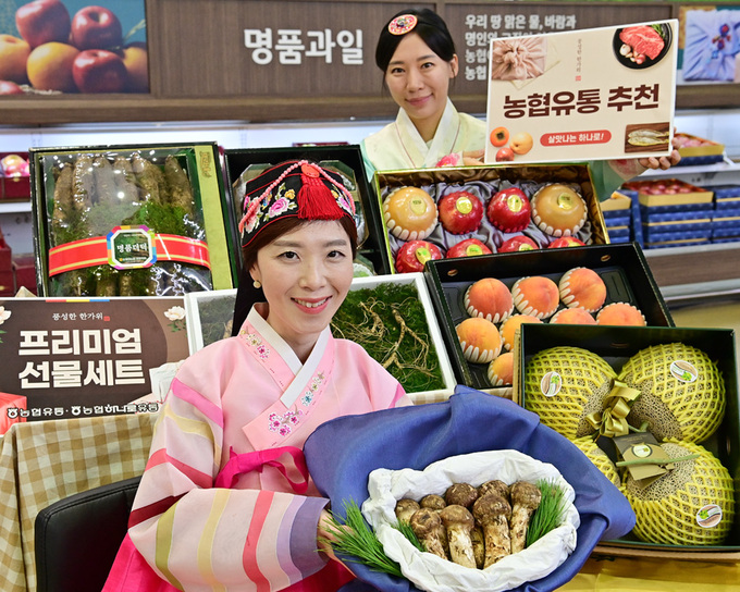 농협유통 하나로마트, 명품 과일부터 더덕·산양삼 선물 세트까지