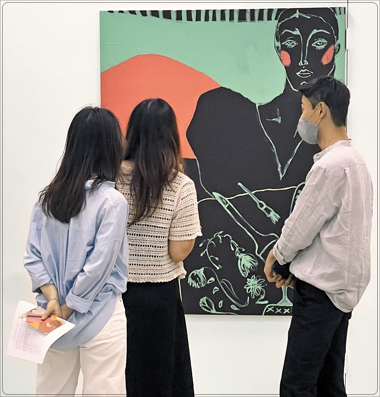 부동산 트렌드쇼서 한국 젊은 작가 작품 감상하세요