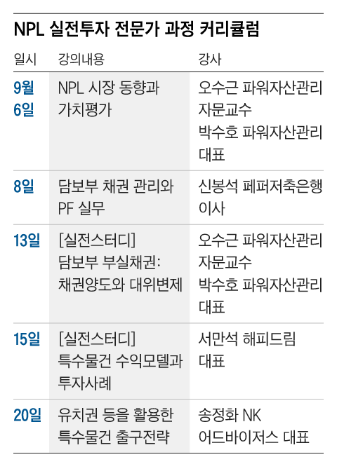 “NPL 취득후 경매로 담보 부동산 낙찰받는 방식 주목받아”