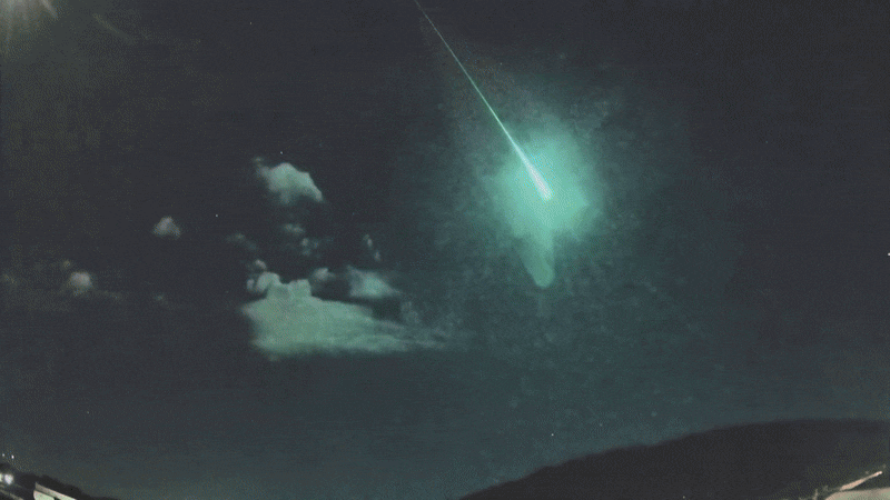 “UFO인 줄 알았다”…스페인·포르투갈서 거대 별똥별 포착