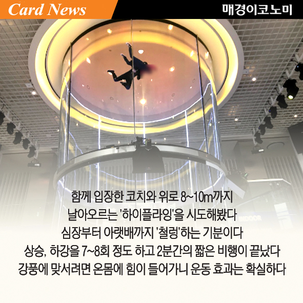 [카드뉴스] 하늘을 나는 기분 겪어봤니? 실내 스카이다이빙 기자가 직접 체험해본 썰