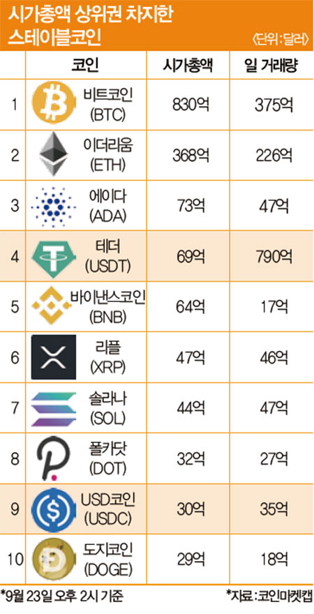 가격 무조건 1달러…‘스테이블코인’ 왜 살까