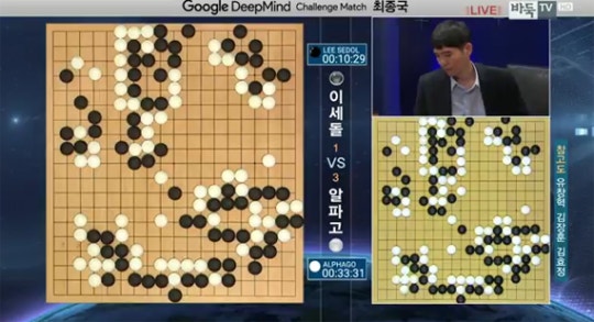 [이세돌5국3보] 오후 4시 현재 | 인스티즈