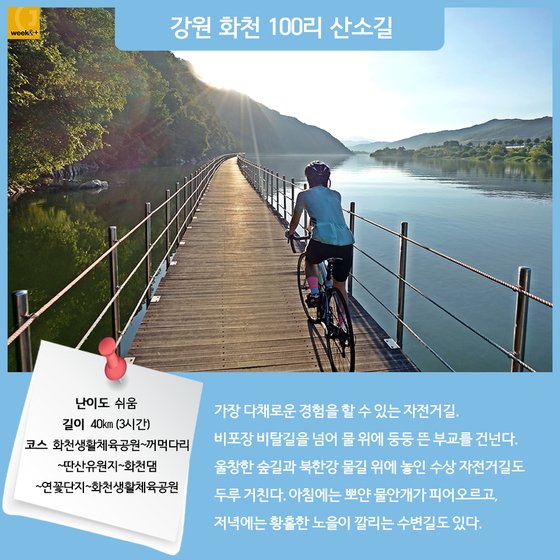[카드뉴스] 한국에서 가장 아름다운 자전거길 7