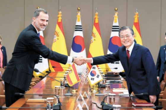 [사진] 스페인 국왕 23년 만의 국빈 방한