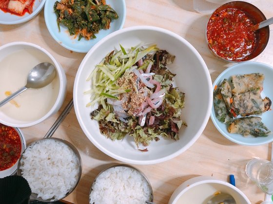 [아재의 식당] 마약 초장에 비벼먹는 막회의 맛 영덕회식당