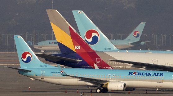 대한항공-아시아나 통합…항공주 일제히 상한가