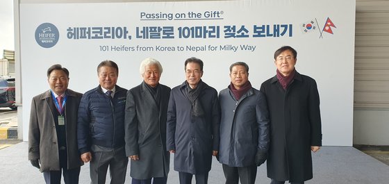 尹도 큰 관심…원조 받던 한국, 네팔로 젖소 42마리 보냈다