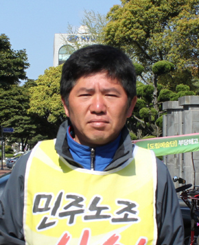 곡기 끊은 노동자들에게 우 지사가 답할 때