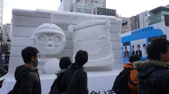 ‘삿뽀로 눈 축제’의 ‘뽀통령’, 얼어붙은 한-일 관계도 녹여줄까