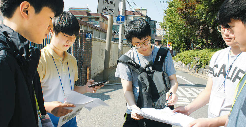 은평구 ‘봉사활동 지도’, 고교생 제안 채택