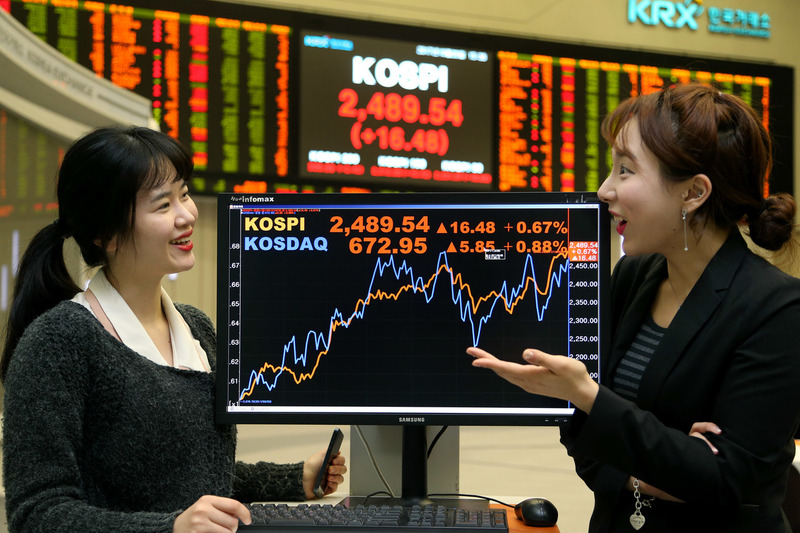  코스피 장중 최고치 2500선 돌파  