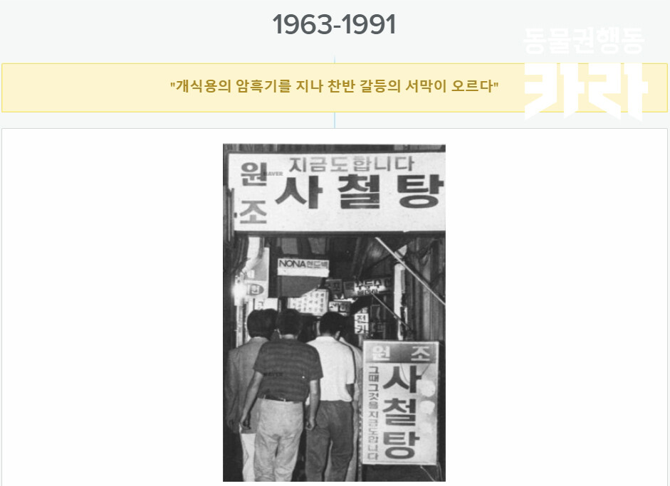 보신 문화부터 전기도살 유죄까지…개식용 60년 역사