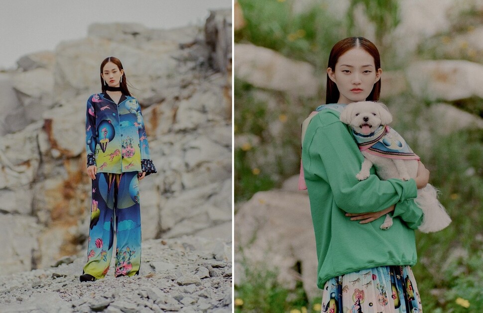 날개 단 길고양이, 행복한 북극여우…동물권 ‘입는’ 패션