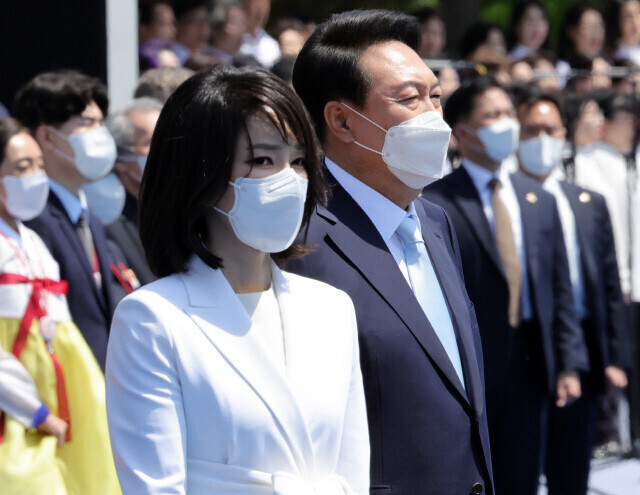 ‘김건희 여사 일가’ 수사 경찰관, 윤 대통령 취임식 참석