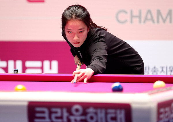 동네 당구장이 키운 대학생 당구 고수…손수연, 프로에서 일냈다