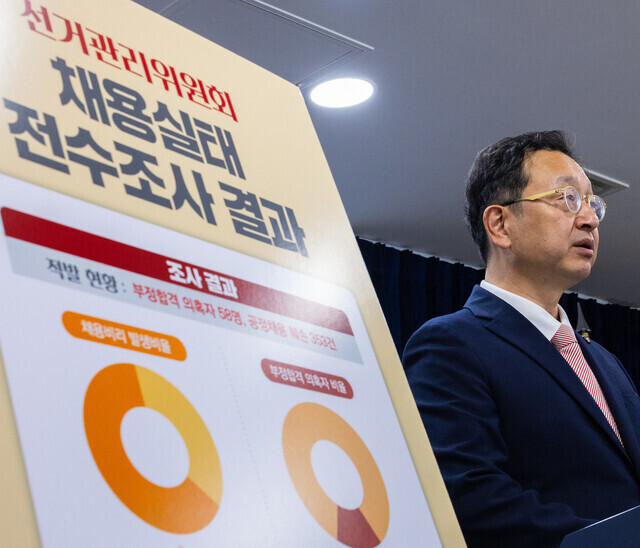 자녀 채용비리 의혹 중앙선관위 전 사무총장·차장 압수수색